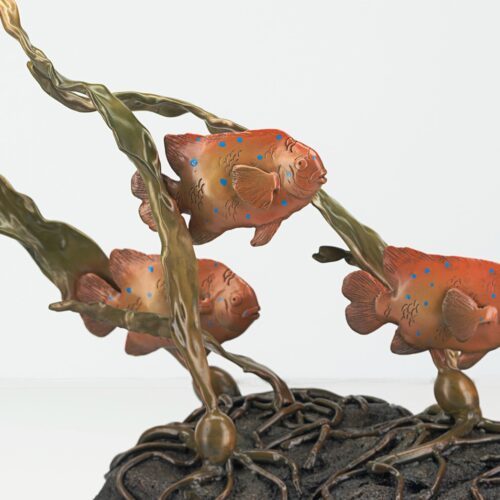Baby-G Trio, a sculpture by artist Judy Salinsky