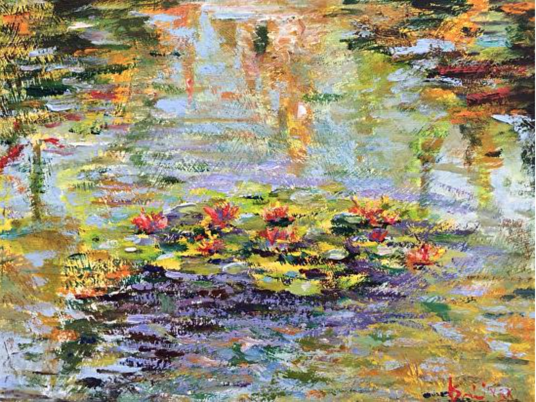 Dreaming of Monet, a plein air painting by artist Judy Salinsky.