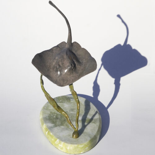 Shadow Dancer (top View), a sculpture by Judy Salinsky