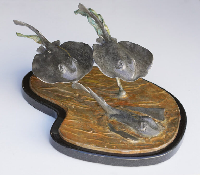 Trio, a sculpture by Judy Salinsky.