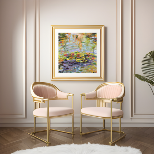 Dreaming of Monet Painting Mock up