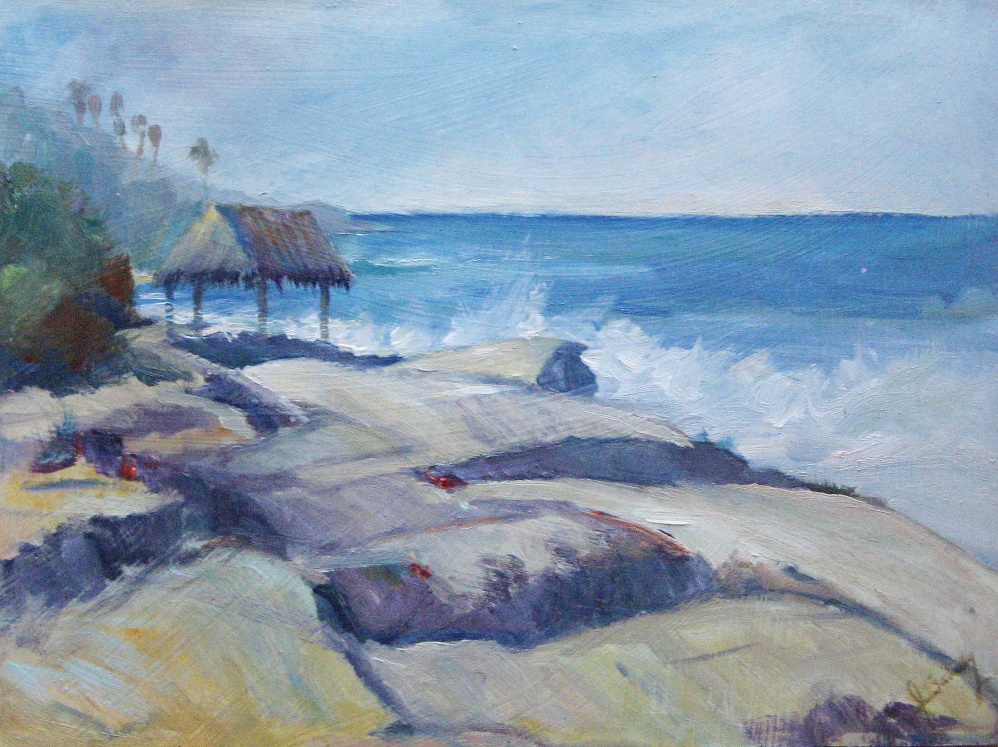 Wind and Sea, a painting by artist Judy Salinsky